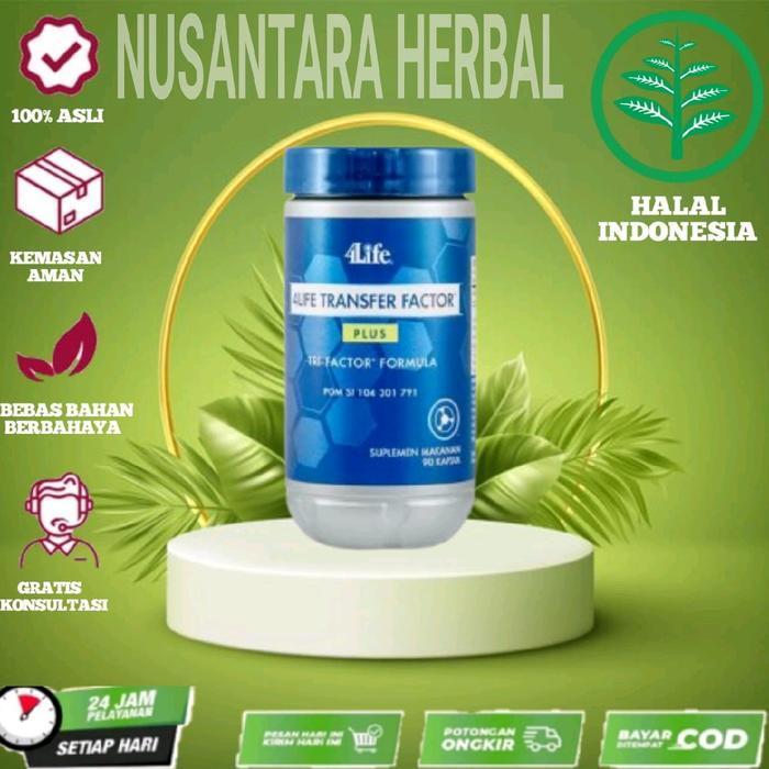 Ecer 30 kapsul 4life plus - 4life transfer factor plus isi 90 capsule