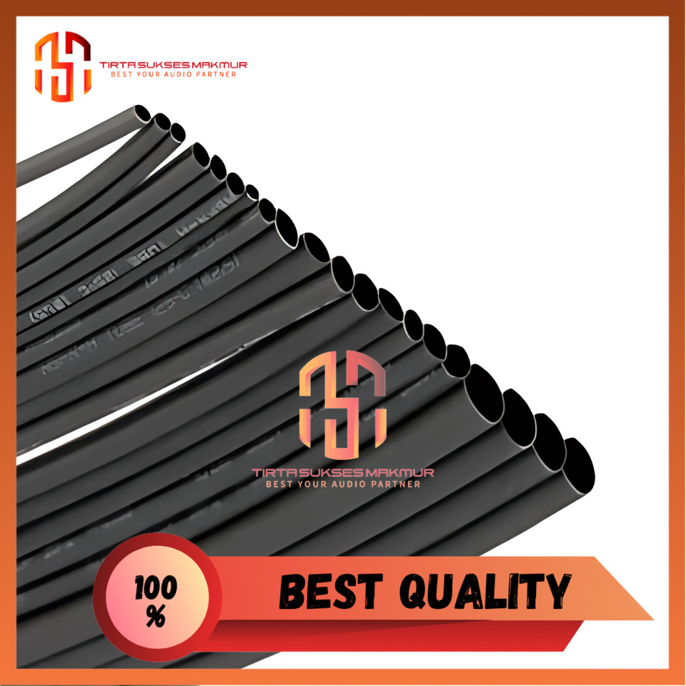Heatshrink Heat Shrink Tubing Selongsong Kabel Bakar @1 meter Kabel selang
