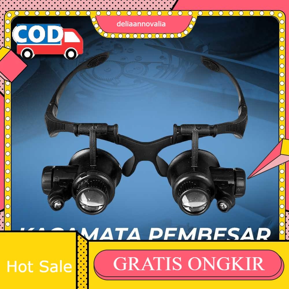 Kacamata Pembesar Servis Hp Elektronik Mikroskop Magnifier 25x Service Objek Kecil