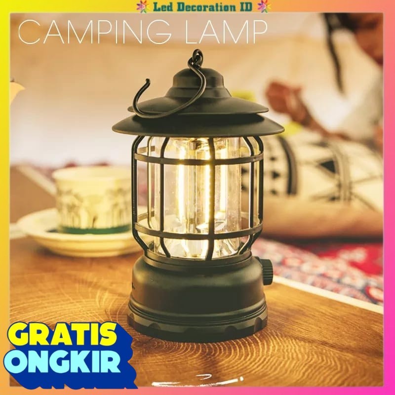 LAMPU EMERGENCY CAS USB / LAMPU CAMPING / LAMPU OUTDOOR