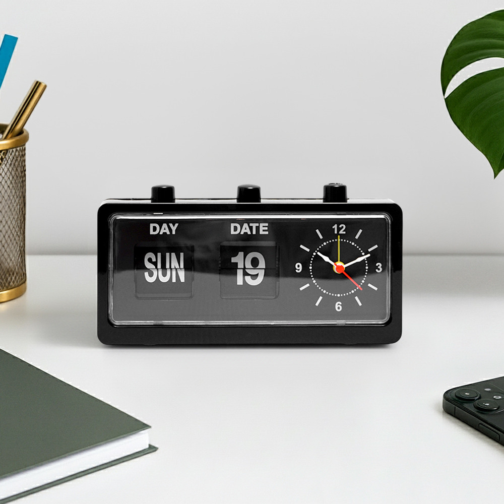 Informa Jam Weker Analog - Hitam Alarm Clock Waker Clock Jam Alarm Dekorasi Kamar Tidur