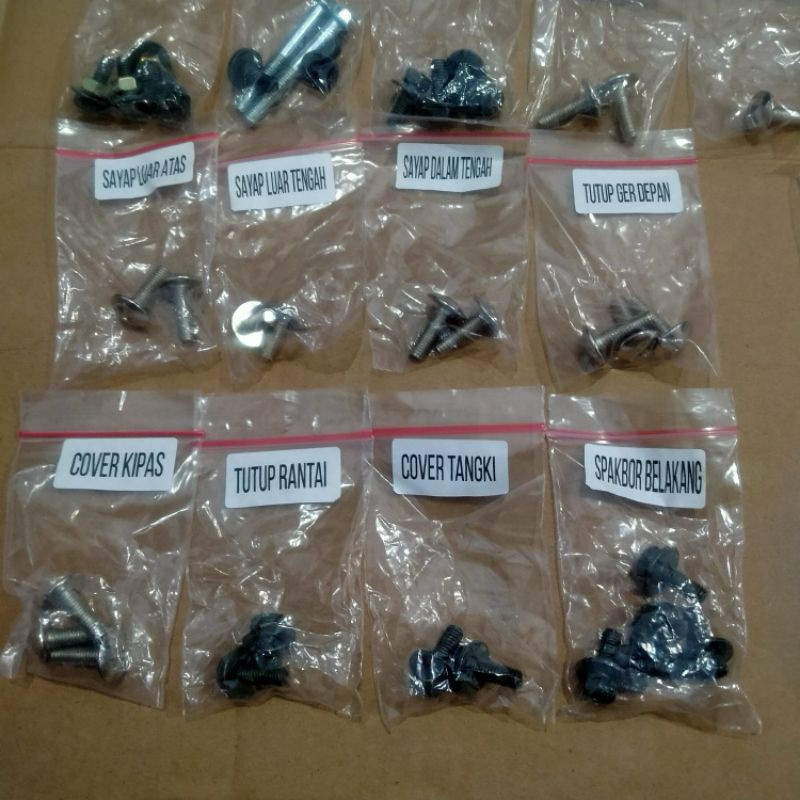 Baut set full body Yamaha FizR force1 Sigma