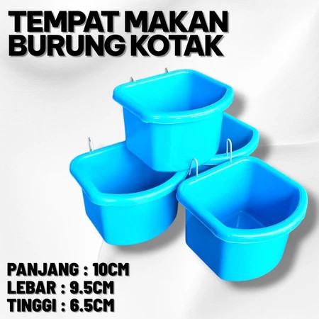 TEMPAT MAKAN GANTUNG BURUNG KOTAK KECIL