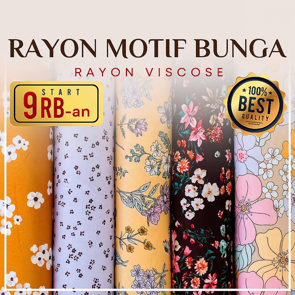 Kain Rayon Premium Murah 10 Ribuan Termurah Di Shopee Per Setengah Meter