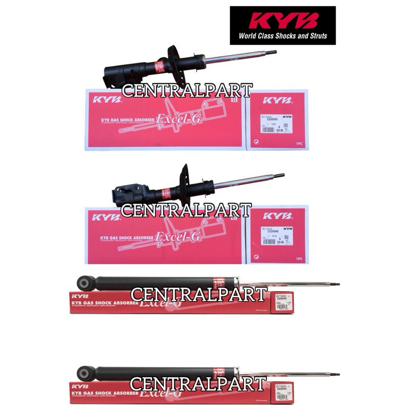 SHOCKBREAKER HONDA JAZZ RS GE8 DEPAN BELAKANG KYB EXCEL G