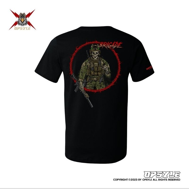 (COD) Kaos Brimob Brigade - Opsyle Apparel Brigade T-shirt Tactical