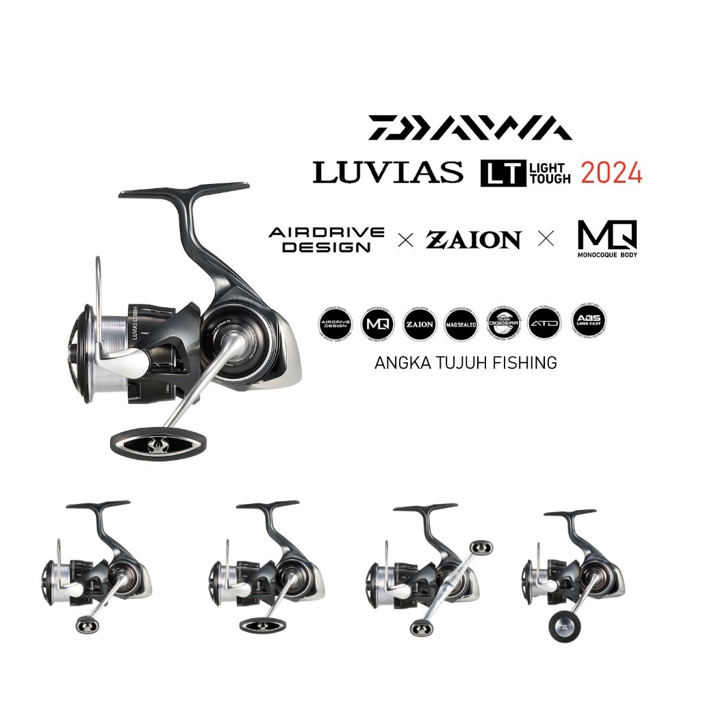 Daiwa Luvias LT 2024 Spinning Reel Pancing Ringan