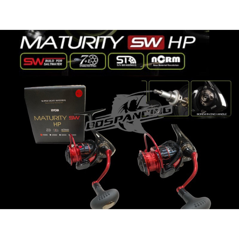 Reel Ryobi Maturity SW 1000/2000/3000/4000/5000/6000 spinning reel Saltwater