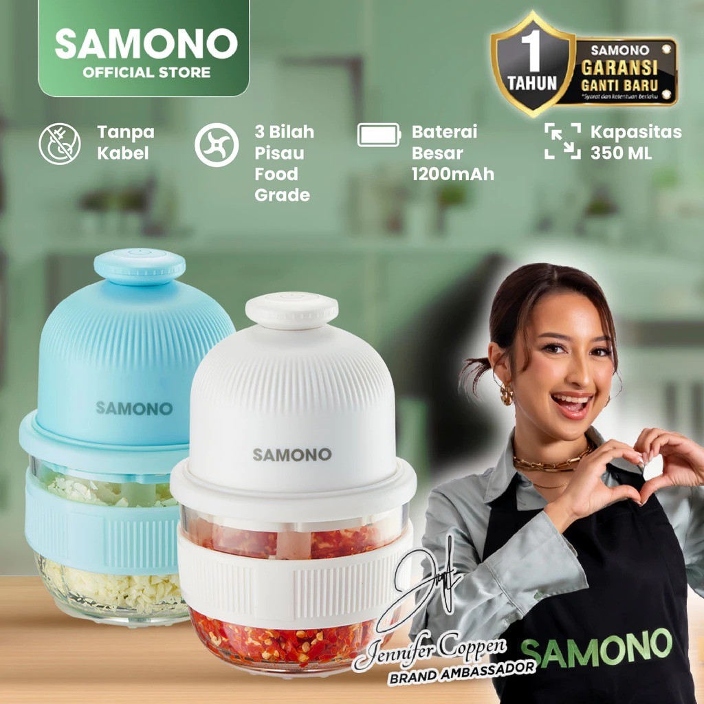 MINI CHOPPER 350ML SAMONO SW-L7 | Mini Chopper Kapasitas 350ml Samono SW-L7