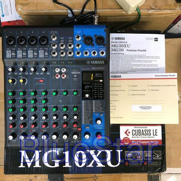 Mixer Yamaha Mg 10xu ( 10 channel ) ORIGINAL 23OCTZ4 suku cadang