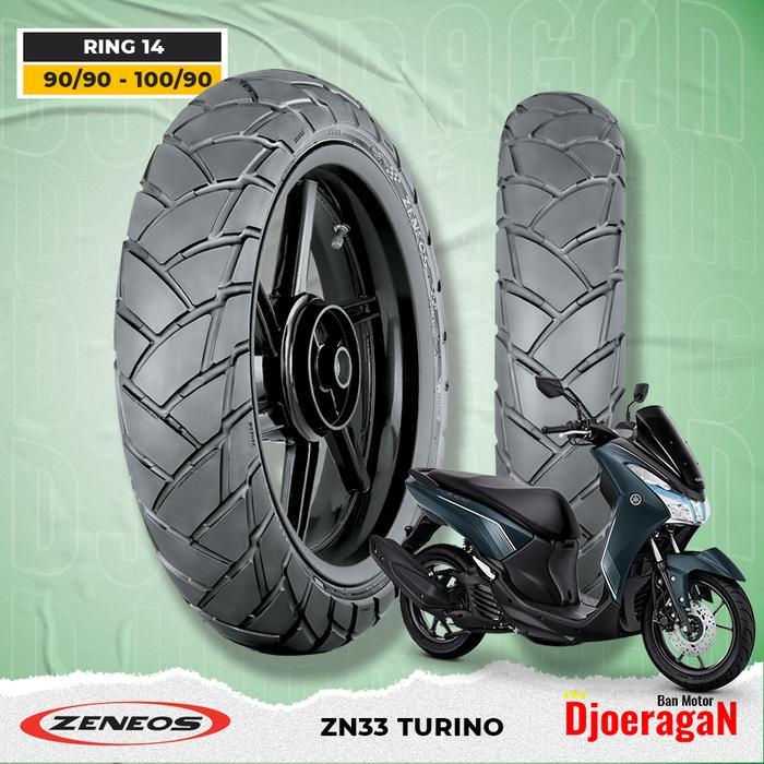 Sepasang Ban Tues Motor LEXI ZENEOS TURINO 90/90 - 100/90 Ring 14