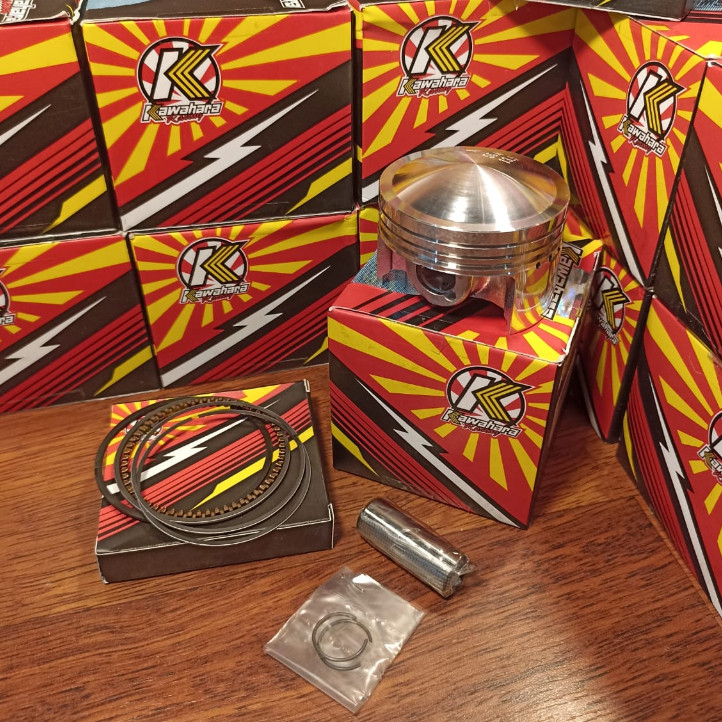 PISTON KAWAHARA KIT PIN 13 JENONG MENTAH DIAMETER 52MM SAMPAI 70 MM - BACA DESKRIPSI