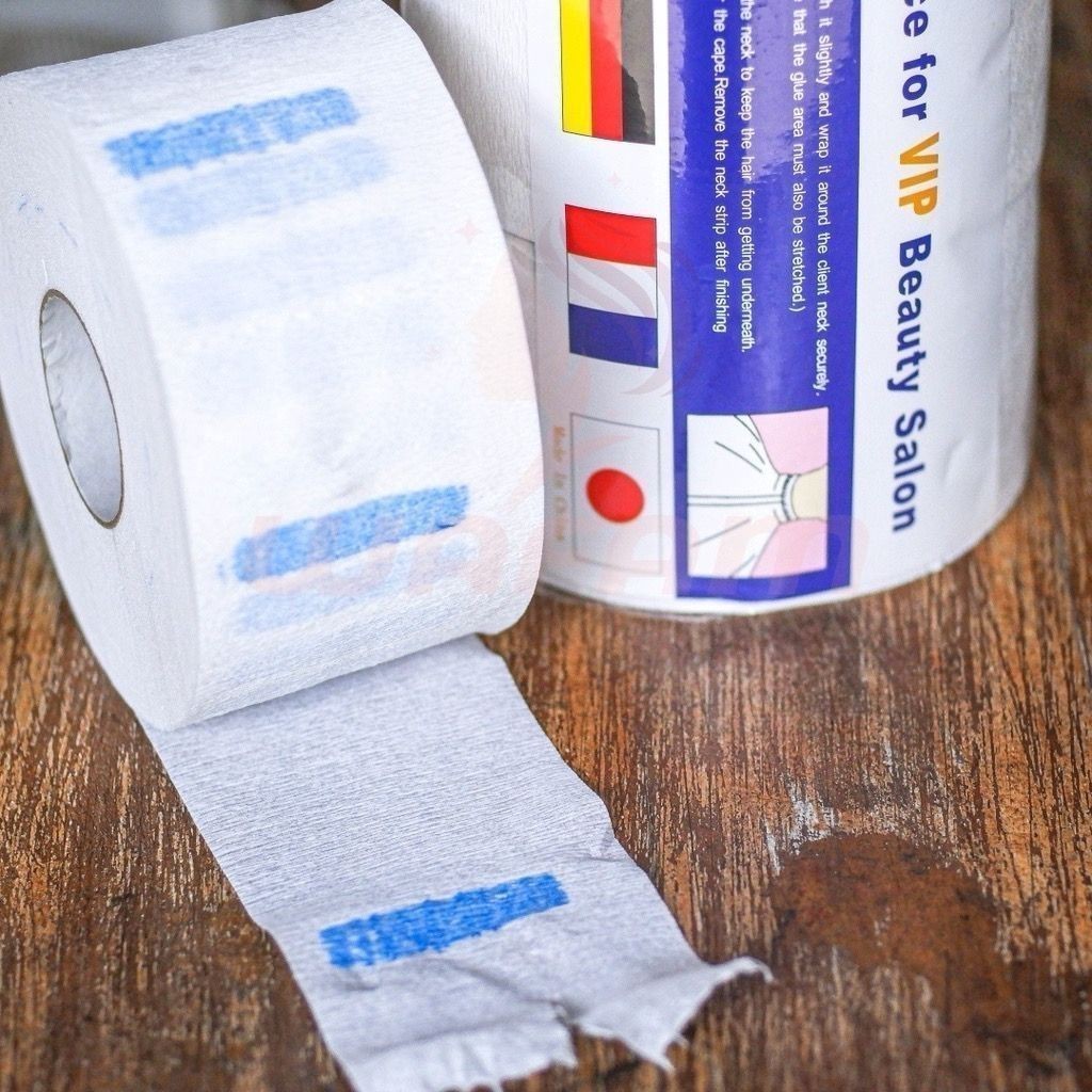 Ready. Tisu Leher Salon Barber 1roll Ecer Neckpaper Barbershop
