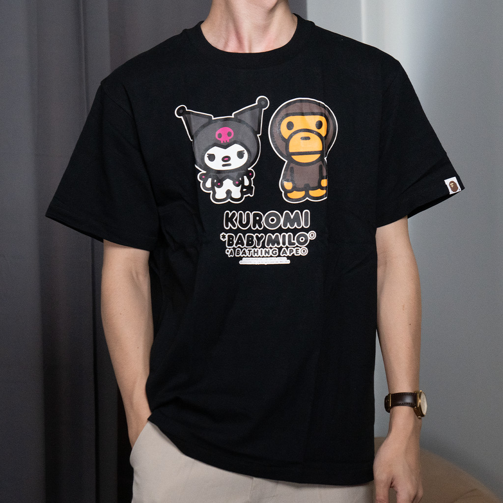BAPE x Kuromi Baby Milo Ginza Exclusive Tshirt Tee Authentic / Baju Kaos BAPE Original