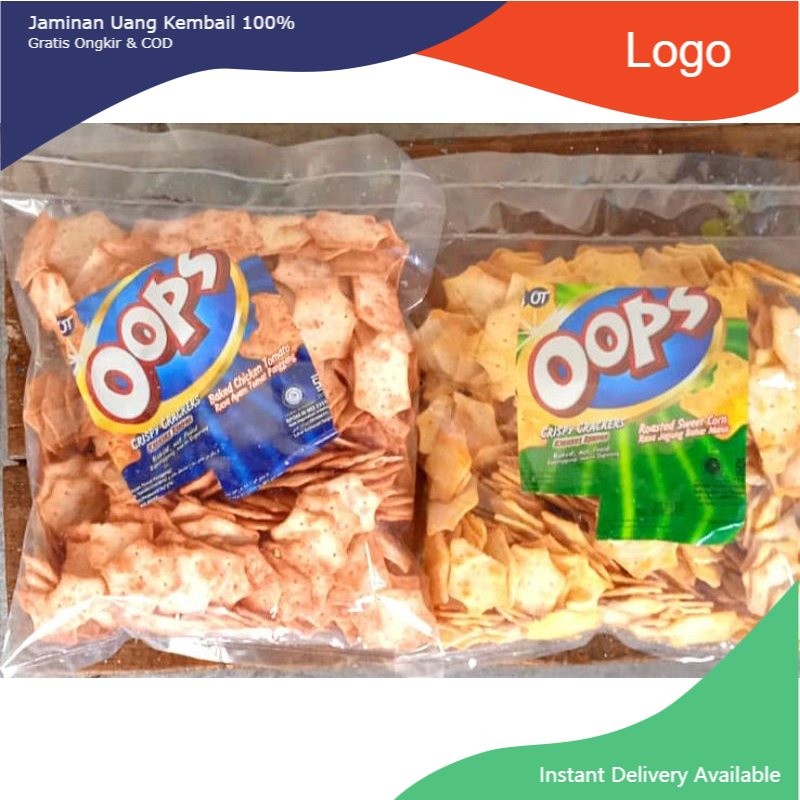 Ready stok OOPS CREAKERS | SNACK BISKUIT OOPS