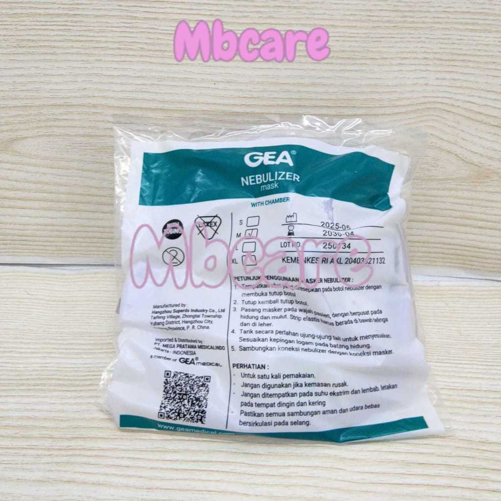 Masker Nebulizer Anak GEA / Nebulizer / Nebulizer Mask Child GEA