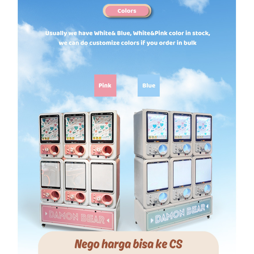 LL Coin and Token Operated Gachapon Toy Venng Machine Gacha Toys Machine