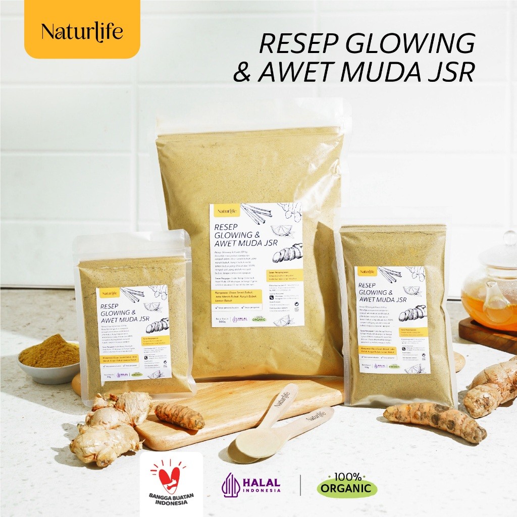 JSR RESEP GLOWING & AWET MUDA NATURLIFE / DETOX RESEP SEHAT JSR / RAMUAN JSR / JSR DETOX / REMPAH JS