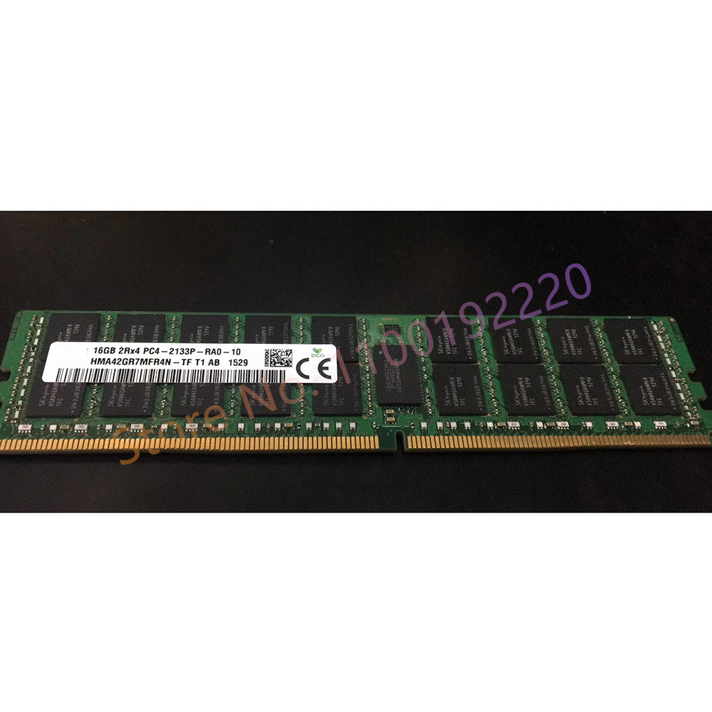 1 Pcs RAM 16G 16GB HMA42GR7MFR4N-TF 2RX4 PC4-2133P ECC DDR4 2133 Server Memory