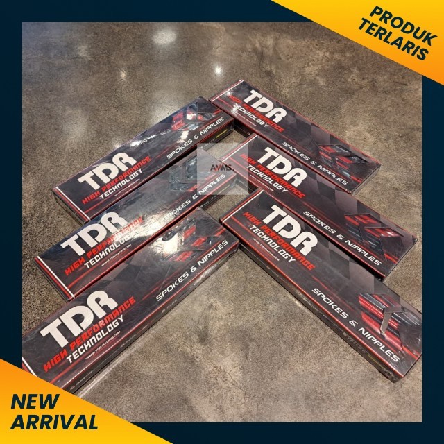 RUJI MOTOR / JARI-JARI MOTOR TDR RACING WARNA HITAM MERAH UK. 9X89 , 9X120 , 9X130 , 9X154 , 9X157 ,