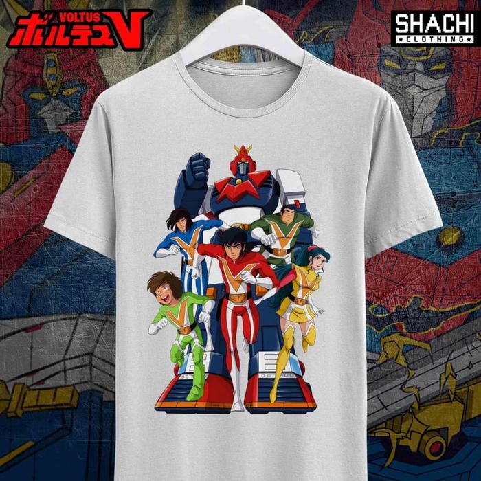 (COD) Kaos Voltus V Robot Kartun Jadul 90an 16 - Premium NSA - S-XL - S