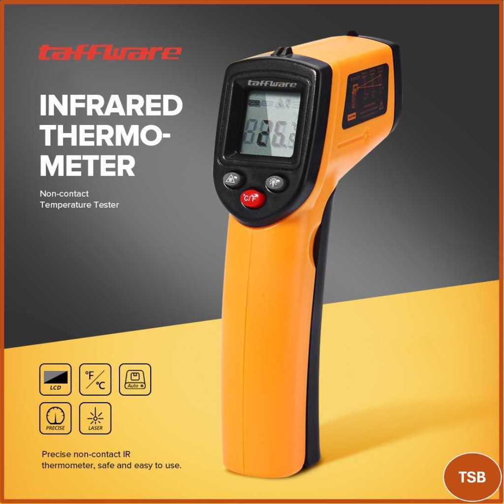 Taffware Thermogun Thermometer Industrial Laser Infrared NonContact - GM320 (CX6000 Series)