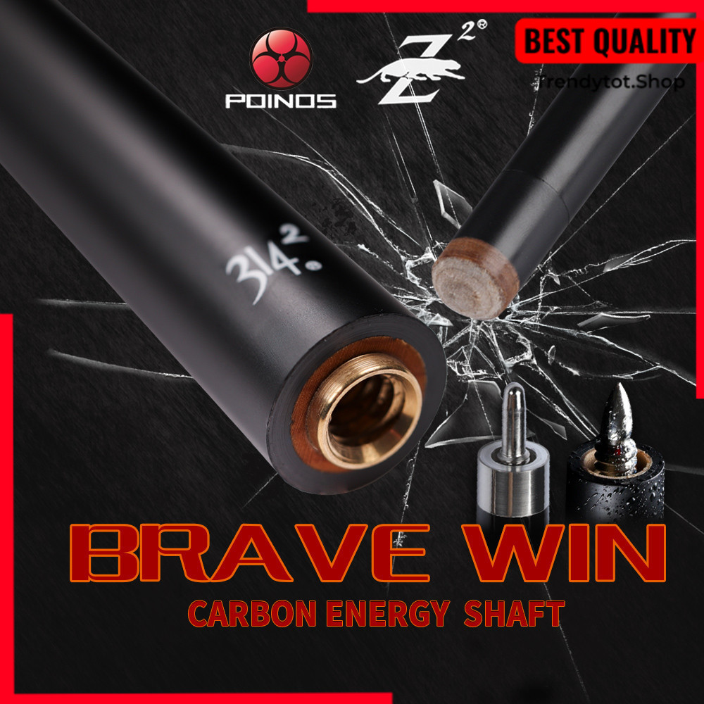 DISKON PREOAIDR Single Shaft 3142 POINOS 10.8/11.75/13mm Tip Carbon Maple Billiard Pool Cue Stick Sh