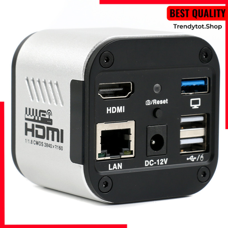 DISKON 4K 1080P UHD LAN WIFI6 USB2.0 USB3.0 Video Microscope Camera Measurement Sony IMX334 For Phon