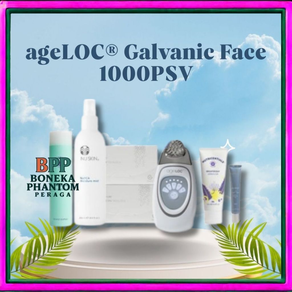 ageLOC Galvanic Spa Face Nu Skin Original 1000 PSV Alat Perawatan Wajah Anti Aging