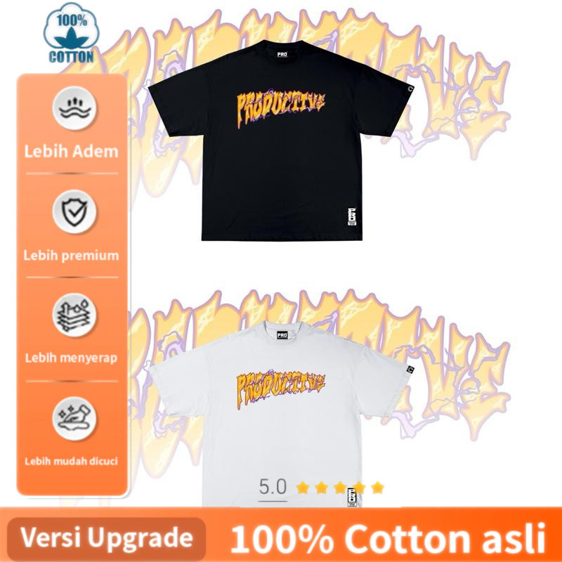 kualitas tinggi Pakaian Produktif "HIGH DIGITAL PRINT" Kaos FLASH MILD COTTON Crewneck Streetwear