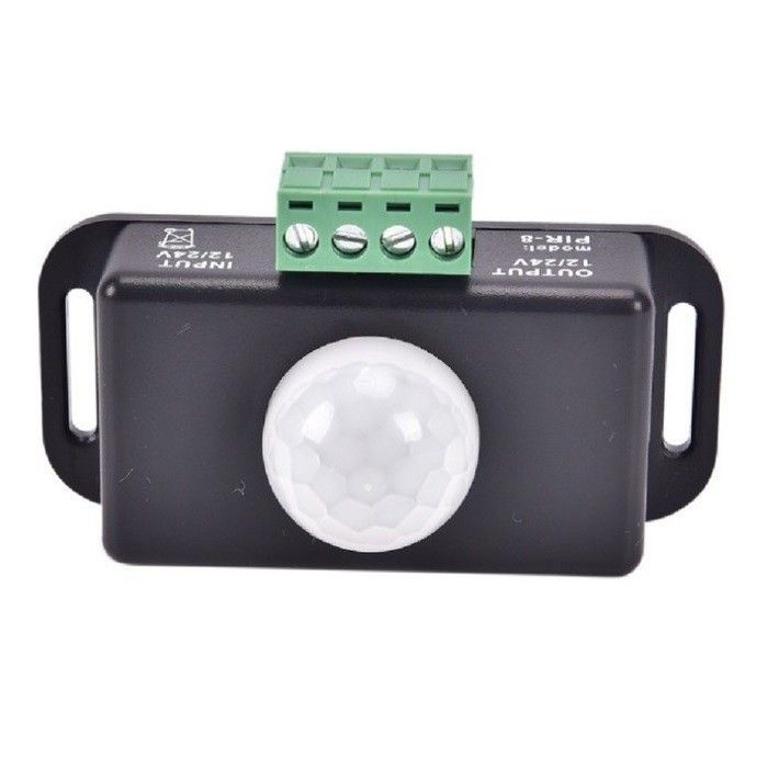 Sensor PIR Motion Detector 12V 24V Saklar Otomatis Sensor Gerak