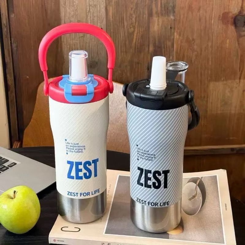 (EZ) Tumbler 2266 800ml/Botol Termos Olahraga (Sport Bottle) Insulasi Stainless Steel "ZEST"