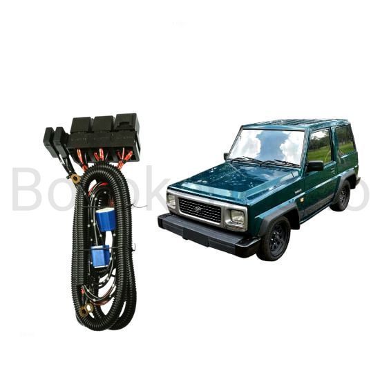 Relay Set Lampu Utama LED H4  Mobil Daihatsu Feroza Byk