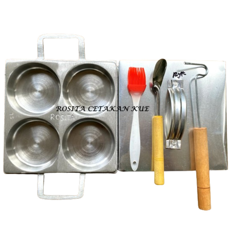 [EZYJIE STORE] Rosita Cetakan Kue Martabak Mini Kue Lumpur Kue Apem 8,2cm TEBAL SL