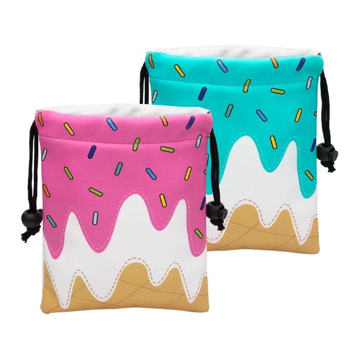 Promo Ice Cream Golf Ball Bag - Tas Bola Golf Kantong Bola Golf Ball Pouch Golf Valuables Pouch - Pi