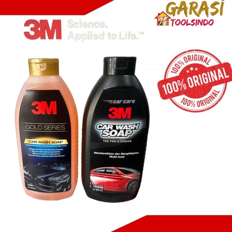 3M sampo mobil gold series car wash soap sabun cuci mobil