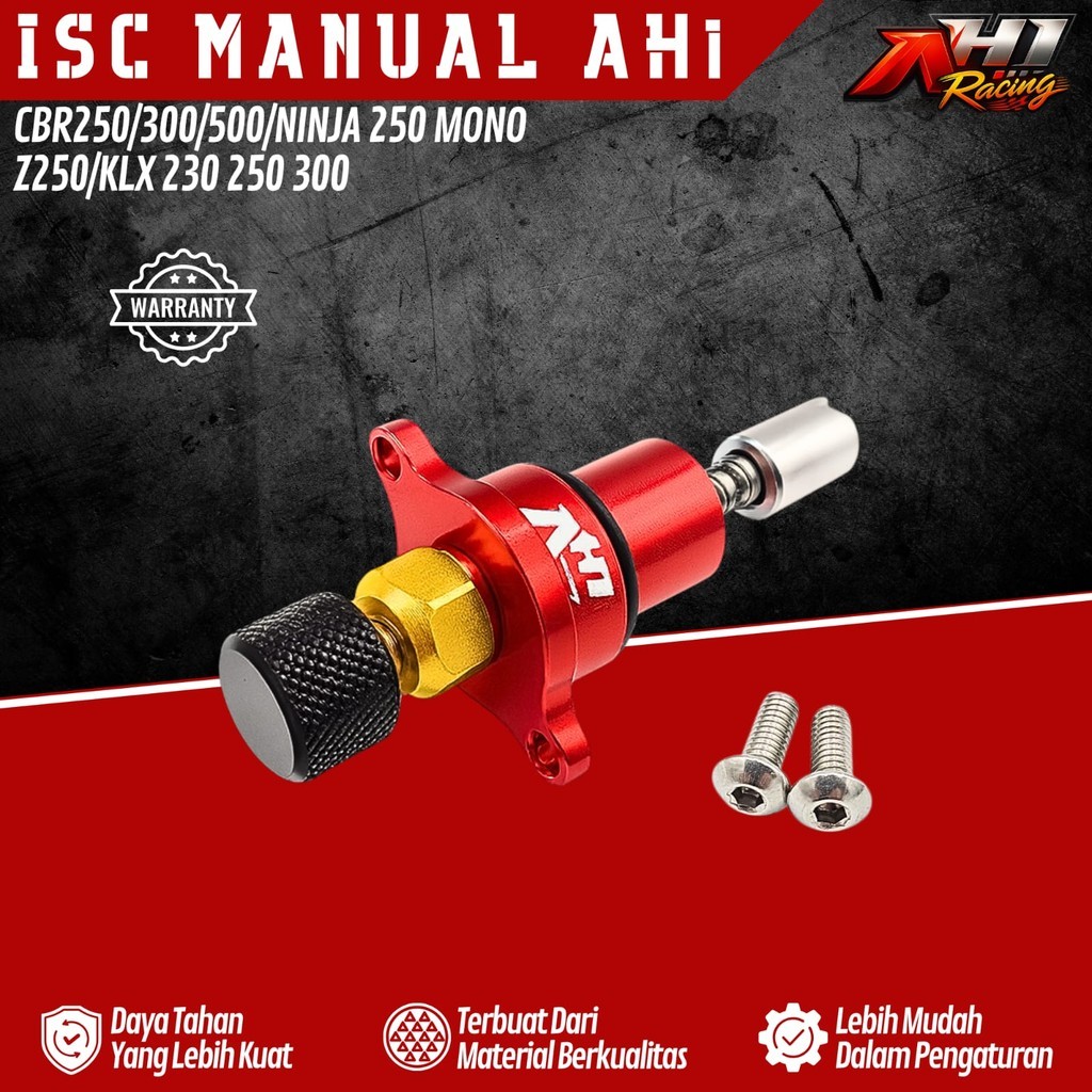 ISC IDLE SCREW SENSOR CONTROL SETELAN RANGSAM MANUAL CBR 250 300 500 NINJA 250 MONO Z250SL N250SL KL