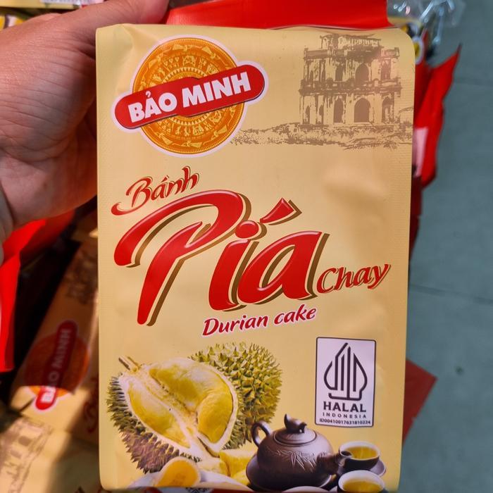 Pia durian vietnam / Banh pia chay [terlaris]