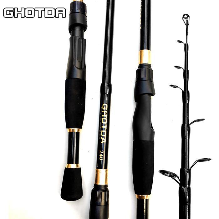 GHOTDA Telescopic Fishing Rod Ultralight Weight Spinning Fishing Rod