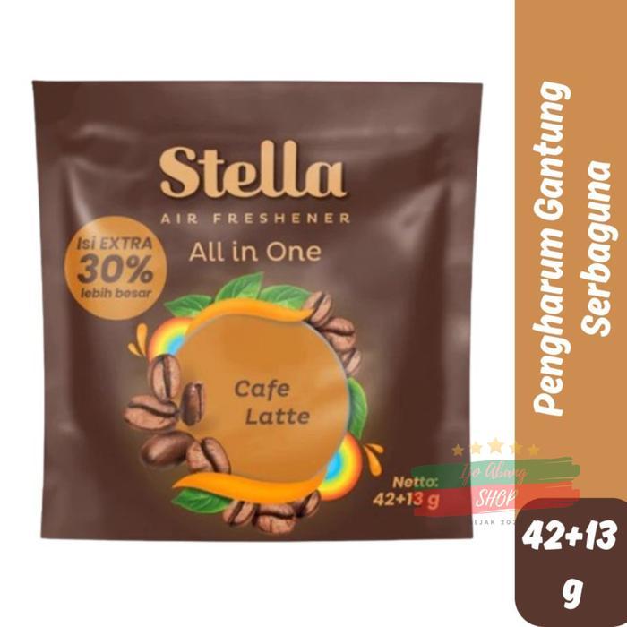 Stella All In One Cafe Latte 42+13gr -  Pengharum Stella Gantung Aroma Kopi