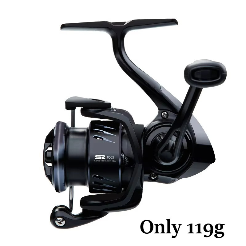 800S 1000S Spinning Fishing Reel 4kg Drag Lure Reel Lightweight 5+1 Bearings Carbon Fishing Coil pes
