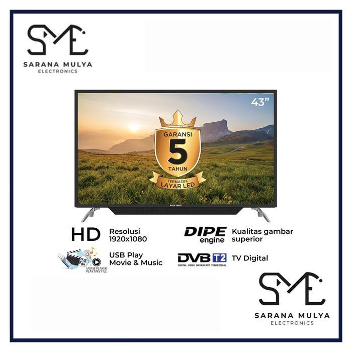 TV DIGITAL POLYTRON 43V1553 - 43INCH DIGITAL TV LED