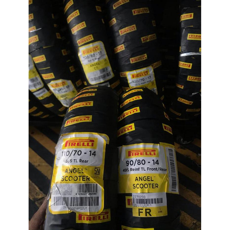 paket ban pirelli angel scooter 110/70-14 & 90/80-14 for matic