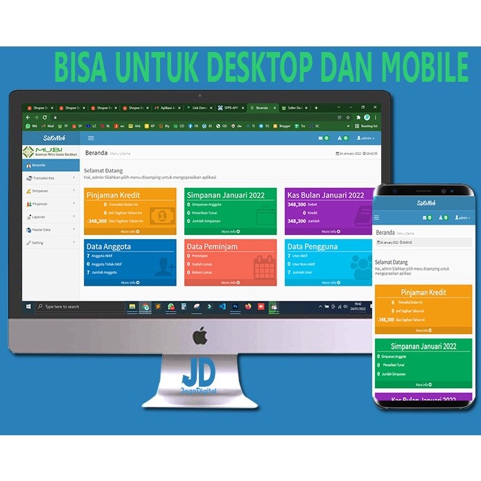 Aplikasi Simpan Pinjam Koperasi - Berbasis Website