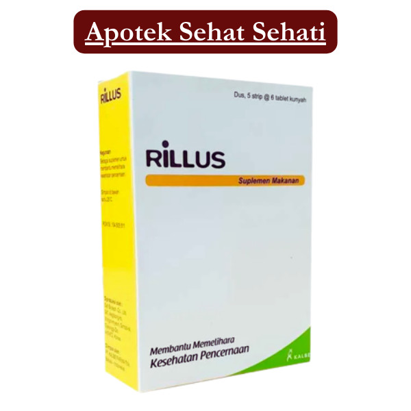 Rillus Probiotik Suplemen Pencernaan 30 Tablet