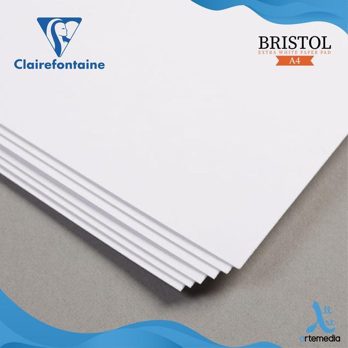 Clairefontaine Bristol A4 Extra White Paper Pad Kertas Gambar - Spesifikasi