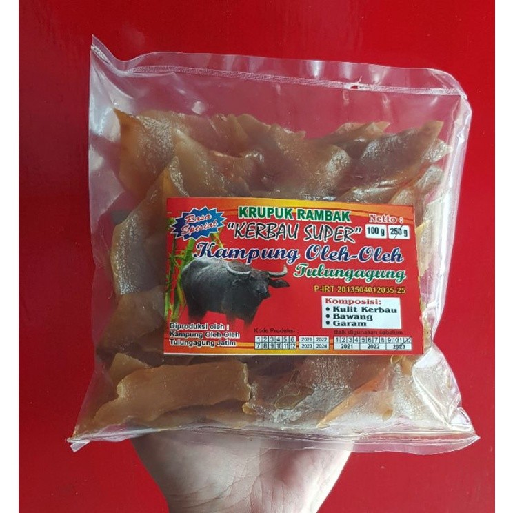 RAMBAK MENTAH KULIT KERBAU DAN SAPI SUPER 250 GRAM
