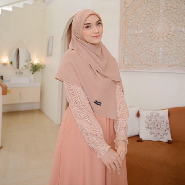 SK20WP HAWACORNER LADY DRESS Gamis Brokat Gamis Kondangan Mewah dan Elegan Gamis Pesta