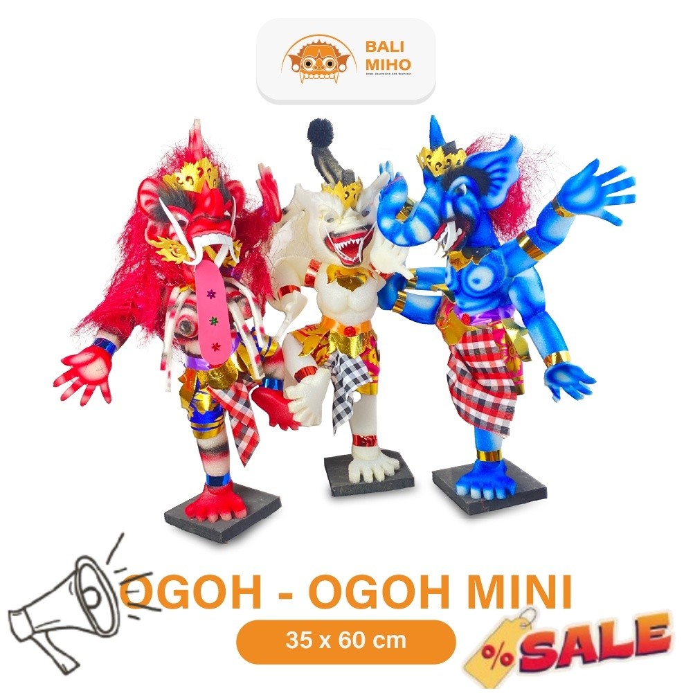 Ogoh-Ogoh Mini 60 cm- Mainan Anak-anak - Ogoh Ogoh Mini - Pajangan Ogohogoh - Ogoh Ogoh Ganesha - Og