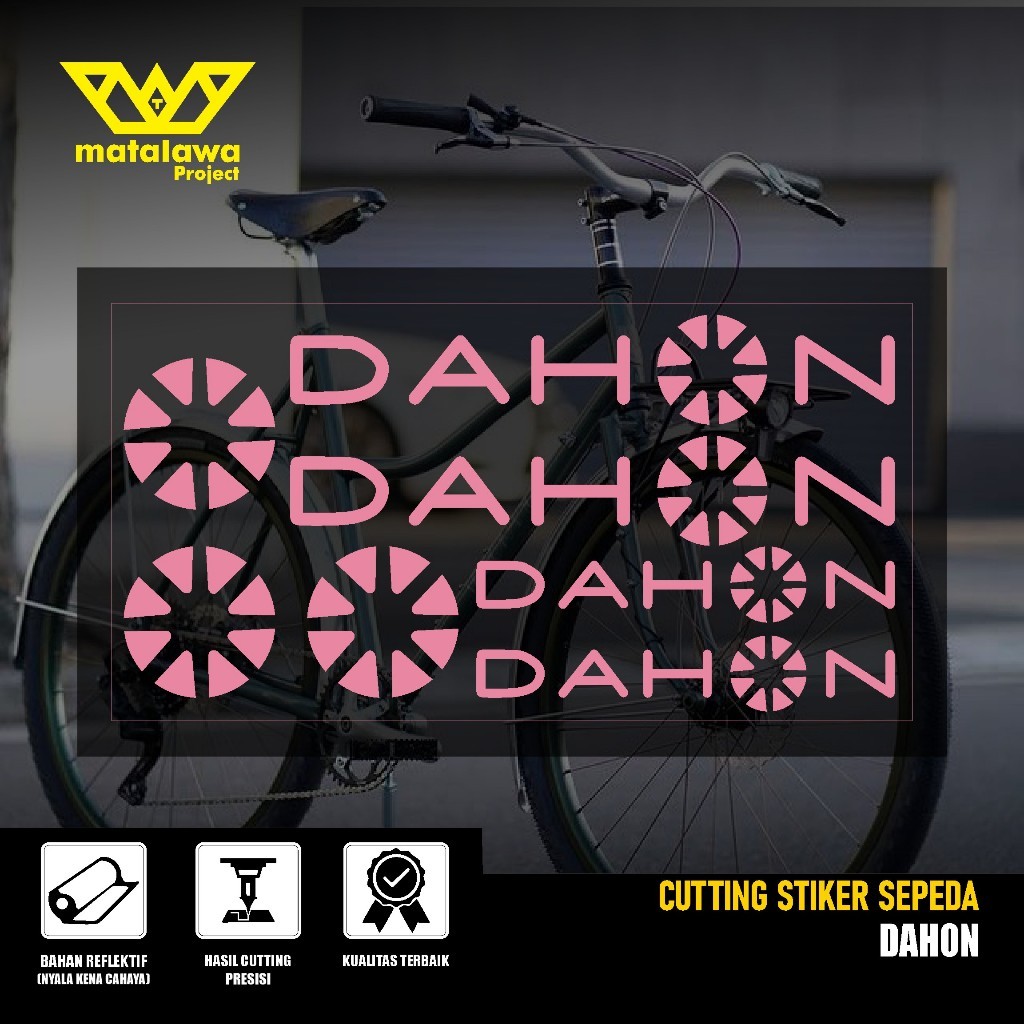 DAHON PREMIUM Stiker Sticker stiker cutting frame seli sepeda lipat dahon